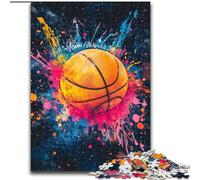 Rompecabezas de 1000 Piezas para Adultos, de Madera, con temática de Baloncesto Un desafío para Adolescentes, Ideal para Disfrutar en Familia (tamaño 50x75cm)