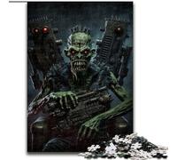Rompecabezas de 1000 Piezas para Adultos, de Madera, con un Soldado Zombi del ejército Muerto Actividad educativa para Mejorar Las Habilidades cognitivas 1000 Piezas(50x75cm)