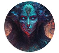 Rompecabezas de 1000 Piezas para Adultos, de Papel, de fantasía Oscura, de Demonios. Juego para Adultos, Actividad interactiva Familiar (tamaño 67,5 x 67,5 cm).