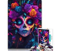 Rompecabezas de 1000 Piezas para Adultos, de Skullgirls, difícil de superar, Juego Educativo, decoración de Pared, cumpleaños y Navidad (tamaño 38x26cm)