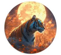 Rompecabezas de 1000 Piezas para Adultos de Tigers of The Fantasy Planet. Rompecabezas desafiante, Actividad Familiar, decoración del hogar, Regalo navideño (67,5 x 67,5 cm).