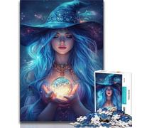 Rompecabezas de 1000 Piezas para Adultos de una hechicera Un Juego desafiante para Todos Ideal para Mujeres y Hombres (26x38cm)