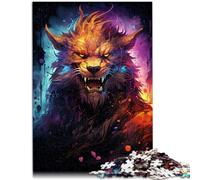 Rompecabezas de 1000 piezas para adultos de Warrior Bear Family Fun Games desafiantes de completar pero divertidos y humorísticos de 19.7 x 29.5 pulgadas para adolescentes a partir de 14 años