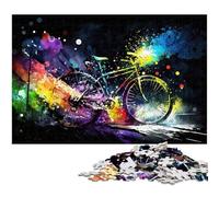 Rompecabezas de 1000 Piezas para Adultos, decoración del hogar, Ideal para una Bicicleta Colorida 50x75cm/19,68x29,52 Pulgadas.