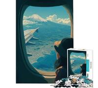 Rompecabezas de 1000 Piezas para Adultos Dejé mi corazón en Japón Juego Familiar Educativo Juguete de desafío Regalo de cumpleaños (tamaño 50x75cm)