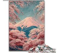 Rompecabezas de 1000 Piezas para Adultos del Monte Fuji, Japón Ideal para Parejas, Navidad, Año Nuevo y San Valentín tamaño 50x75cm