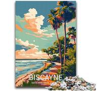 Rompecabezas de 1000 Piezas para Adultos del Parque Nacional Biscayne para Adolescentes, Ideal para Pasar el rato en casa con Piezas aleatorias Que se entrelazan (50x75cm)