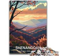 Rompecabezas de 1000 Piezas para Adultos del Parque Nacional Shenandoah, un desafío difícil para aliviar el estrés, decoración única para el hogar y Regalos (50x75cm)