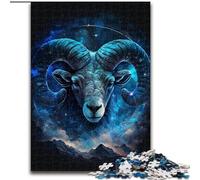 Rompecabezas de 1000 Piezas para Adultos del Universo Aries. Regalo Ideal para familias y Amigos Fiestas y cumpleaños (tamaño 50x75cm).
