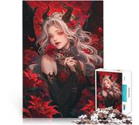 Rompecabezas de 1000 Piezas para Adultos Demonio del Anime Entrena tu Cerebro y Tus Manos Cada Pieza es única: un desafiante y Divertido Juego Familiar 52x38cm
