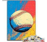 Rompecabezas de 1000 Piezas para Adultos, Deportes de béisbol difíciles, Juguetes de Juego Cada Pieza es única Juego Familiar desafiante y Divertido para niños a Partir de 14 años tamaño 50x75cm