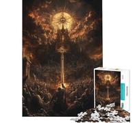 Rompecabezas de 1000 Piezas para Adultos Desafío Educativo Victoria Divina Juego de ingenio para Carreras de Velocidad de Manos para Mayores de 14 años (50x75cm)