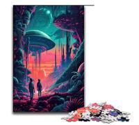 Rompecabezas de 1000 Piezas para Adultos Descubre los ovnis Un Rompecabezas de ingenio cumpleaños 75x50cm