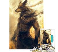 Rompecabezas de 1000 Piezas para Adultos Descubrimiento del Hombre Lobo desafío Educativo Juguete de Montaje decoración de Pared Apto para Mayores de 14 años (38x52cm)