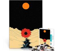 Rompecabezas de 1000 piezas para adultos Desert Bloom Spielzeug für die ganze Familie mit vollständig ineinander greifenden, zufällig geformten Teilen, 52 x 38 cm