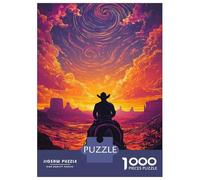 Rompecabezas De 1000 Piezas para Adultos Desert Rider's Dawn Rompecabezas para Adultos Juguetes Antiestrés Desafío Difícil para Cumpleaños, Navidad 70x50cm/1000pcs