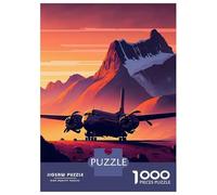Rompecabezas De 1000 Piezas para Adultos Deserted Mountain Flight Rompecabezas para Adultos Juegos De Relajación Una Obra De Arte Regalos para Amigos Y Familiares 52x38cm/1000pcs