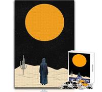 Rompecabezas de 1000 Piezas para Adultos, Desierto bajo el Sol ardiente, Juguetes educativos, decoración del hogar, Regalo de cumpleaños, tamaño 50x75cm