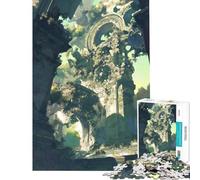 Rompecabezas de 1000 Piezas para Adultos Destrucción de la Naturaleza Ayuda a ejercitar el Cerebro Actividades Familiares Juegos relajantes para Mayores de 14 años Juego (50x75cm)