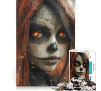 Rompecabezas de 1000 Piezas para Adultos, Día de Muertos, Juego práctico, Actividades Divertidas en casa, Juego con un diseño Precioso 50x75cm