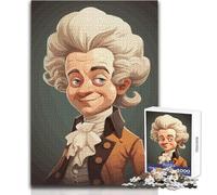 Rompecabezas de 1000 Piezas para Adultos, Dibujos Animados de Amadeus Mozart, Juego Educativo, Actividades Familiares, Regalos de Amigo Secreto, tamaño 38x26cm