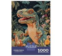 Rompecabezas De 1000 Piezas para Adultos Dinosaur in Bloom Rompecabezas para Adultos Juego De Ingenio Desafío Difícil Desafiante De Completar 70x50cm/1000pcs