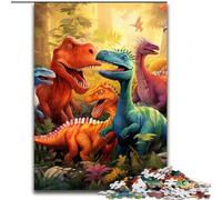 Rompecabezas de 1000 Piezas para Adultos: Dinosaur World Jigsaw, Actividad Divertida para Toda la Familia, desafío Mental, Adolescentes (tamaño: 50x75cm)