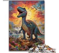 Rompecabezas de 1000 Piezas para Adultos: Dinosaur World Jigsaw, Actividad Divertida para Toda la Familia, desafío Mental, Adolescentes (tamaño: 26x38cm)
