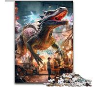 Rompecabezas de 1000 Piezas para Adultos: Dinosaur World Jigsaw, Actividad Divertida para Toda la Familia, desafío Mental, Adolescentes (tamaño: 50x75cm)