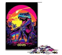 Rompecabezas de 1000 Piezas para Adultos, Dinosaurio Feroz, Rompecabezas de Madera, Juego Educativo para Adultos, Juguete de desafío, 1000 Piezas