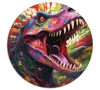 Rompecabezas de 1000 Piezas para Adultos, Dinosaurios Antiguos, cartón, diseño intrincado para Adolescentes, decoración DIY y diversión para estimular el Cerebro (67,5 x 67,5 cm)