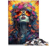 Rompecabezas de 1000 piezas para adultos, diosa de las flores, competencia de velocidad de mano, 10.3 x 14.9 pulgadas, regalo para cumpleaños, adecuado para adolescentes de 14 años en adelante