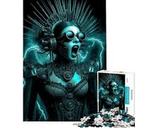 Rompecabezas de 1000 Piezas para Adultos Diosa del Trueno Rompecabezas para Adolescentes Juegos Divertidos Diseño único Regalos de cumpleaños y Navidad (tamaño 50x75cm)