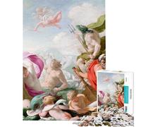 Rompecabezas de 1000 Piezas para Adultos Dioses griegos Eustache Sueur Rompecabezas para Adolescentes Juguetes antiestrés Divertidos y con Humor Actividades entretenidas en casa (tamaño 38x52cm)