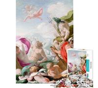 Rompecabezas de 1000 Piezas para Adultos Dioses griegos Eustache Sueur Rompecabezas para Adultos Juguete Decorativo para Pared Un desafío difícil Toda la Familia (50x75cm)