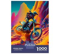 Rompecabezas De 1000 Piezas para Adultos Dirt Motocross BestArt Rompecabezas para Adultos Juego De Ingenio Patrón De Ensamblaje Oferta como Regalo para Toda La Familia 70x50cm/1000pcs