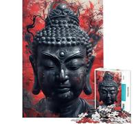 Rompecabezas de 1000 Piezas para Adultos diseño Abstracto de Buda Ideal para decoración de Pared Un desafío difícil Toda la Familia (tamaño 38x26cm)