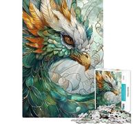 Rompecabezas de 1000 Piezas para Adultos diseño Abstracto de fénix Kintsugi Juego de ingenio para Pasar el rato en casa Regalo de cumpleaños (tamaño 38x52cm)