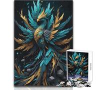 Rompecabezas de 1000 Piezas para Adultos, diseño Abstracto de Phoenix, Juego Educativo, Actividades Familiares, Regalos de Amigo Secreto, tamaño 38x26cm