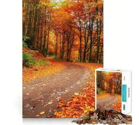 Rompecabezas de 1000 Piezas para Adultos,diseño Autumn Alley,Ucrania,Corte preciso,decoración,Juguete cognitivo,Entretenimiento,Regalo de cumpleaños (50x75cm)