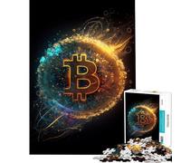Rompecabezas de 1000 Piezas para Adultos diseño Bitcoin Universe V Ideal para Juegos educativos desafíos Juguetes Juegos prácticos antiestrés y Regalos Divertidos (tamaño 38x26cm)