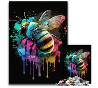Rompecabezas de 1000 Piezas para Adultos, diseño de Abejas, desafiante Rompecabezas para Adolescentes, Juego Interactivo Divertido para Toda la Familia, 50x75cm/19,68x29,52 Pulgadas