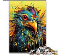 Rompecabezas de 1000 Piezas para Adultos, diseño de águila de Colores, de cartón, Ideal para cumpleaños y festividades, 1000 Piezas(26x38cm)