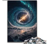 Rompecabezas de 1000 Piezas para Adultos, diseño de Agujero Negro y vórtice oceánico. Idea de Regalo para Navidad. Obra de Arte humorística y Detallada (tamaño 50x75cm).