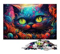 Rompecabezas de 1000 Piezas para Adultos diseño de Alicia en el país de Las Maravillas Decoración hogar Apto para Adolescentes de 14 años en adelante 1000 Piezas (38 x 26 cm)