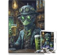 Rompecabezas de 1000 Piezas para Adultos, diseño de Alien Ales Beer Beyond, Juego Educativo, Regalo de cumpleaños, tamaño 38x26cm