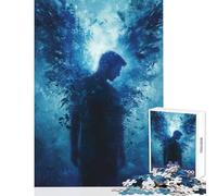 Rompecabezas de 1000 Piezas para Adultos diseño de ángel caído Ideal para Decorar el hogar Regalo de cumpleaños Juego Imposible Cada Pieza es única Tamaño: 38x26cm