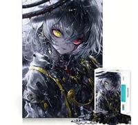 Rompecabezas de 1000 Piezas para Adultos,diseño de Anime Bloody Angel,Arte de Corte Fino,Juego de concentración Mental,Juego para Momentos de Tranquilidad,Actividad de cumpleaños 38x26cm