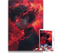 Rompecabezas de 1000 Piezas para Adultos, diseño de Anime de un niño Enojado, Ideal para familias, Juegos y diversión, Regalo Divertido y Gracioso, tamaño 38x52cm