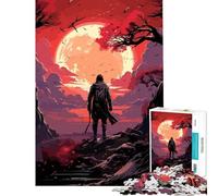 Rompecabezas de 1000 Piezas para Adultos diseño de Anime Hombre errante Entre Nubes Juguetes educativos Juego Familiar dificultad Alta Regalos de Amigo Invisible (tamaño 38x26cm)